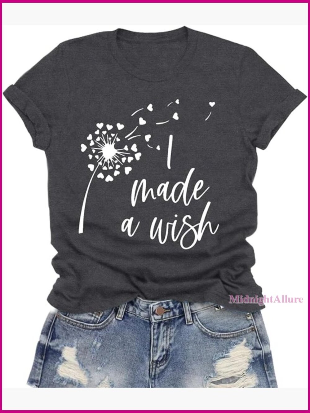 Matching Dandelion Tee Tops Mommy and Me Shirt